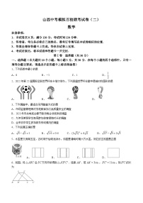 2023年山西省百校联考中考二模数学试卷（含答案）