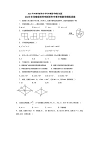 2023年河南省新郑市中考冲刺数学模拟试题