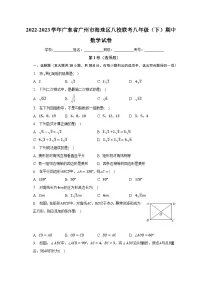 广东省广州市海珠区八校联考2022-2023学年八年级下学期期中数学试卷（含答案）