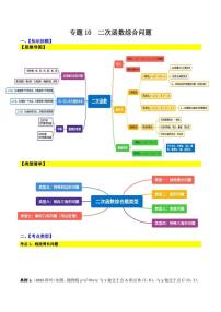2023中考数学重难点练习 专题10 二次函数综合问题（学生版+解析版）