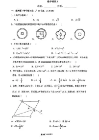 2023深圳市南山区第二外国语学校九下模拟考试数学试卷