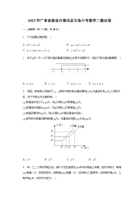 2023年广东省清远市佛冈县石角中考数学二模试卷（含解析）