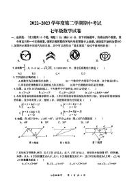 湖北省武汉市东湖高新区2022-2023学年七年级下学期期中数学试卷