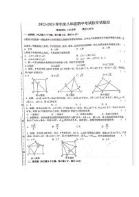 湖南省常德市桃源县2022-2023学年八年级下学期4月期中数学试题