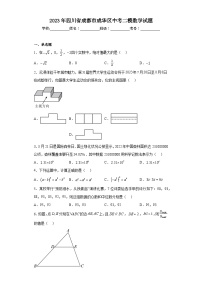 2023年四川省成都市成华区中考二模数学试题