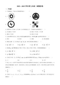 2023年湖北省武汉市华中科技大学附属中学九年级数学二调模拟卷（原卷版）