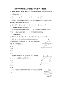 2023年河南省商丘市柘城县中考数学一模试卷（含解析）