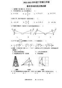 黑龙江省哈尔滨市道里区第一一三中学2022-2023学年下学期七年级期中数学(五四制)试卷