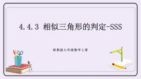 初中数学浙教版九年级上册4.3 相似三角形完整版课件ppt