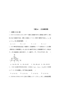 专题10 二次函数图像-全国初三数学自主招生专题大揭秘（含答案详解）