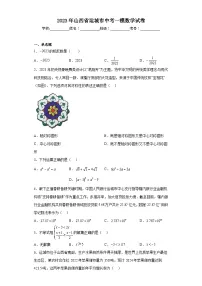 2023年山西省运城市中考一模数学试卷(含答案)
