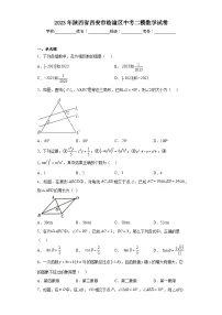 2023年陕西省西安市临潼区中考二模数学试卷（含答案）