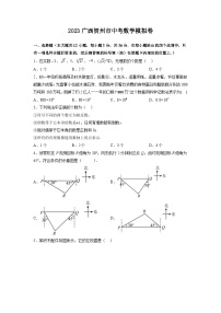 2023广西贺州市中考数学模拟卷(含答案)