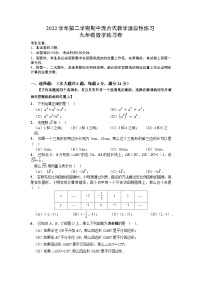 2023年上海市宝山区中考二模数学试卷含答案