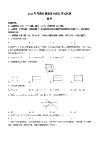 2023年河南省光山县慧泉中学中考二模数学试题（含答案）