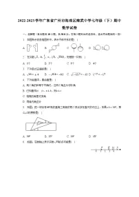 2022-2023学年广东省广州市海珠区南武中学七年级(下)期中数学试卷(含解析)