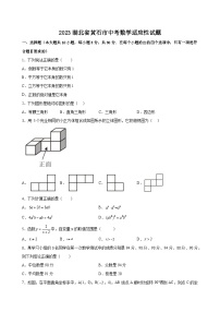 2023湖北省黄石市中考数学适应性试题（含答案）