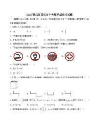 2023年湖北省武汉市中考数学适应性试题(含答案)