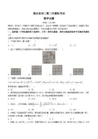 2023年山东省济宁市泗水县中考二模数学试题（含答案）