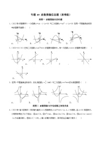 专题05 函数图像信息题-2023年中考数学二轮复习核心考点拓展训练（原卷版）