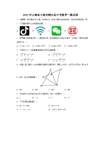 2023年云南省大理州鹤庆县中考数学一模试卷（含解析）