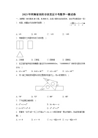 2023年河南省洛阳市洛龙区中考数学一模试卷（含解析）