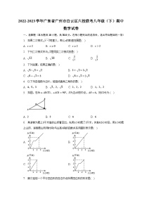 2022-2023学年广东省广州市白云区六校联考八年级（下）期中数学试卷（含解析）