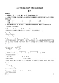 2023年河南省商丘市柘城县中考三模数学试题（含答案）