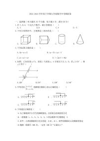 2022-2023学年度下学期九年级数学中考模拟卷含答案