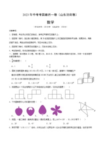 数学（山东济南卷）2023年中考考前最后一卷（考试版）A4