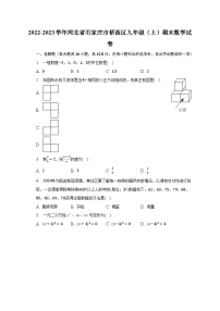 2022-2023学年河北省石家庄市桥西区九年级（上）期末数学试卷（含解析）