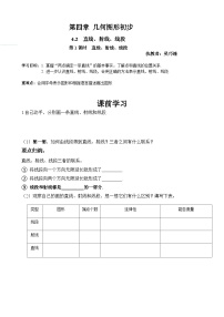 初中数学人教版七年级上册4.2 直线、射线、线段第1课时教案及反思