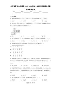 山西省晋中市平遥县2022-2023学年七年级上学期期中质量监测数学试题（含答案解析）