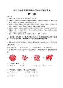 2023年广东省汕头市潮阳区潮阳区九年级中考模拟数学试题（含答案）