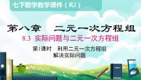 初中数学人教版七年级下册8.3 实际问题与二元一次方程组教案配套ppt课件