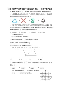 2022-2023学年江苏省徐州市睢宁县八年级（下）期中数学试卷（含解析)