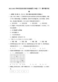 2022-2023学年河北省石家庄市栾城区八年级（下）期中数学试卷(含解析)