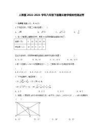 人教版2022-2023学年八年级下册期末数学模拟检测试卷（无答案）