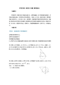 2023年数学中考冲刺二轮复习专题圆类综合专题