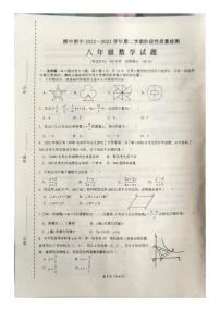 江苏省+徐州市睢宁高级中学附属学校2022-2023学年八年级下学期5月月考数学试题