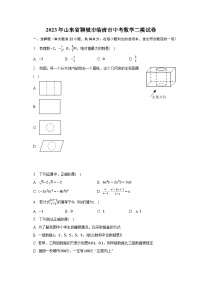 2023年山东省聊城市临清市中考数学二模试卷（含解析）