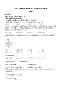 2023年云南省昭通市鲁甸县中考二模数学试题(含答案)