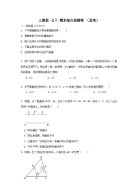 人教版 七下 期末综合检测卷（困难