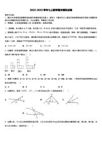 2022-2023学年天津市南开区津英中学数学七上期末学业水平测试模拟试题含解析