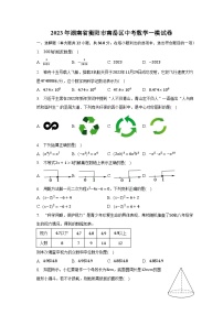 2023年湖南省衡阳市南岳区中考数学一模试卷（含解析）