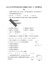 2022-2023学年河北省石家庄市栾城区七年级（下）期中数学试卷（含解析）