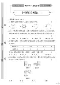 （2023秋）（初中）九年级全一册-沪科版数学-中考模拟检测题（二）