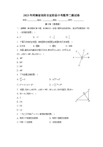 2023年河南省洛阳市宜阳县中考数学二模试卷（含解析）