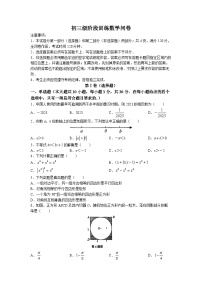 2023年广东省广州市荔湾区真光实验中学中考二模数学试题(无答案)