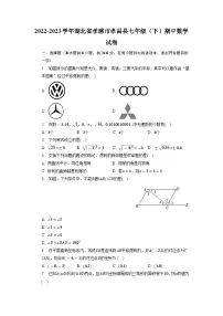 湖北省孝感市孝昌县2022-2023学年七年级下学期期中数学试卷+